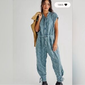 Free People Betty Coveralls Jumpsuit